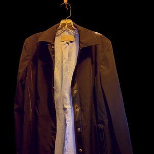 Ann Taylor Black Raincoat